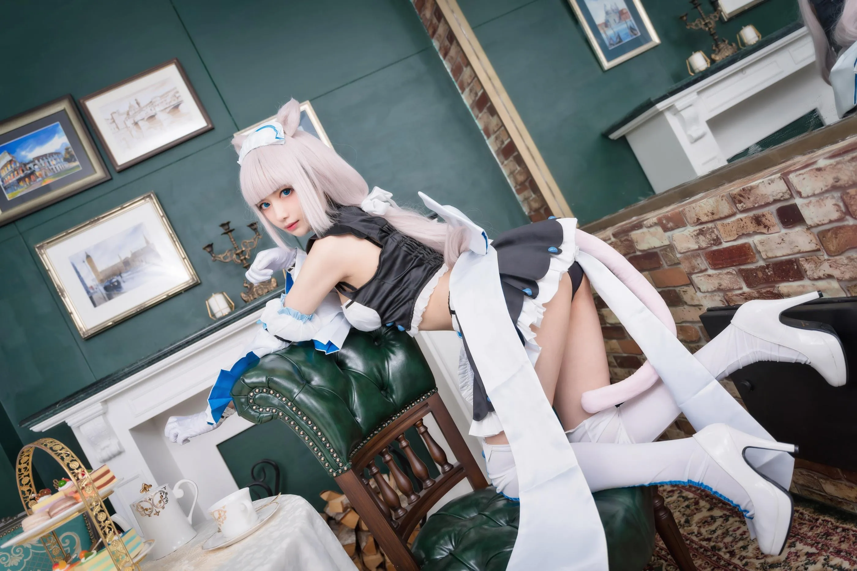 Shika小鹿鹿 – NO.98 猫娘 [9P]插图5